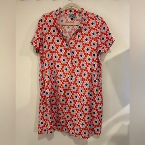 Dusen Dusen honeycomb pattern swing dress